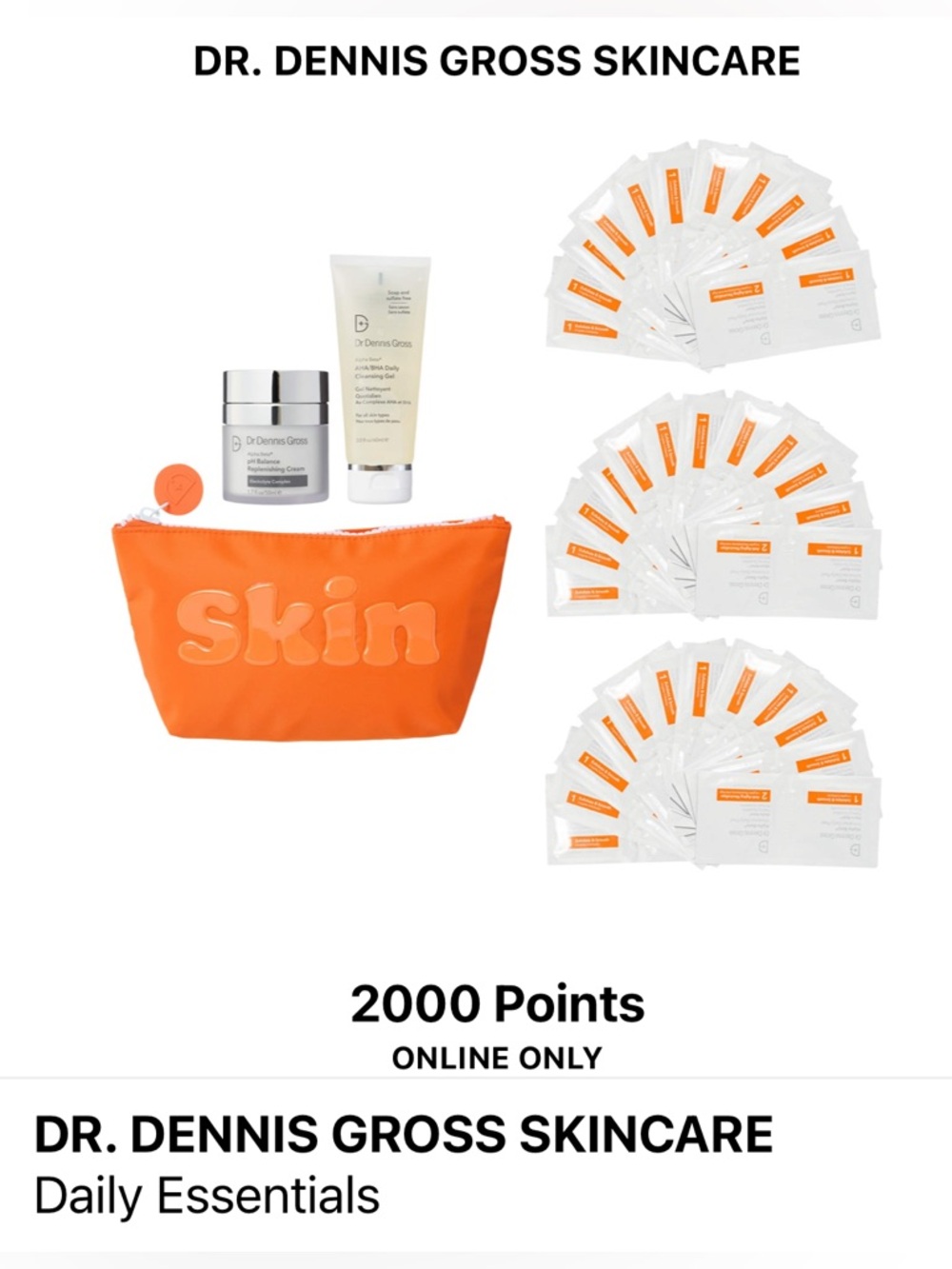 Dr. Dennis Gross Skincare Sephora Set Limited Edition BNIB 30+5 Peel Pads